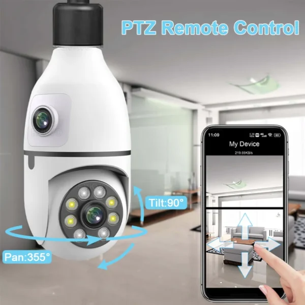 1080P HD 2mp +2mp 4mp digital Dual Lens security Camera double view v380pro app Day and night vision Two Ways Audio Color Night Vision Smart Home Security Wireless WIFI Indoor outdoor Camera - Image 11