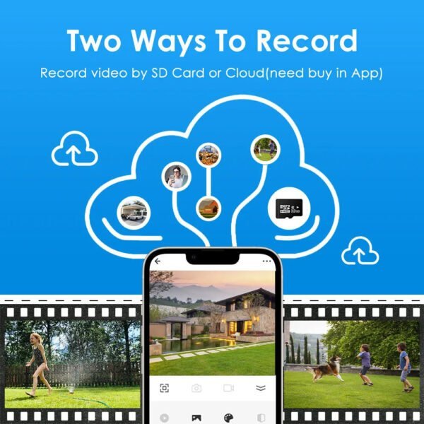 4G PTZ Dual Lens SIM IP Camera Smart Home Security with AI Detection - Image 3