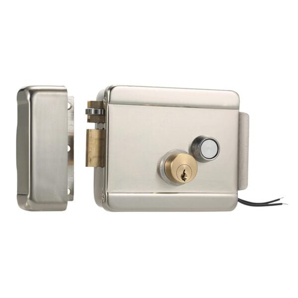 Electronic Door Lock Suitable for Outdoor Main Metal Gate Wood gate Villa Flat for Electric Lock Security System, Metallic - Image 9