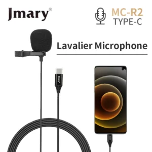 MC-R2 Omni Lavalier Microphone for Type-C Devices: HD Sound for Music, Interviews, and Vlogging