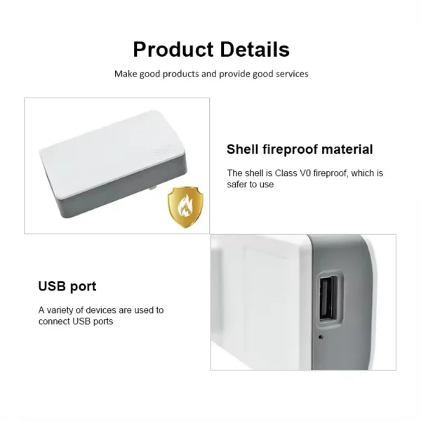 Top-notch Portable Mini UPS 5V 2A, ideal for CCTV cameras and rainproof applications. Compact and durable, it ensures uninterrupted power for your WiFi router, cameras, and multiple devices