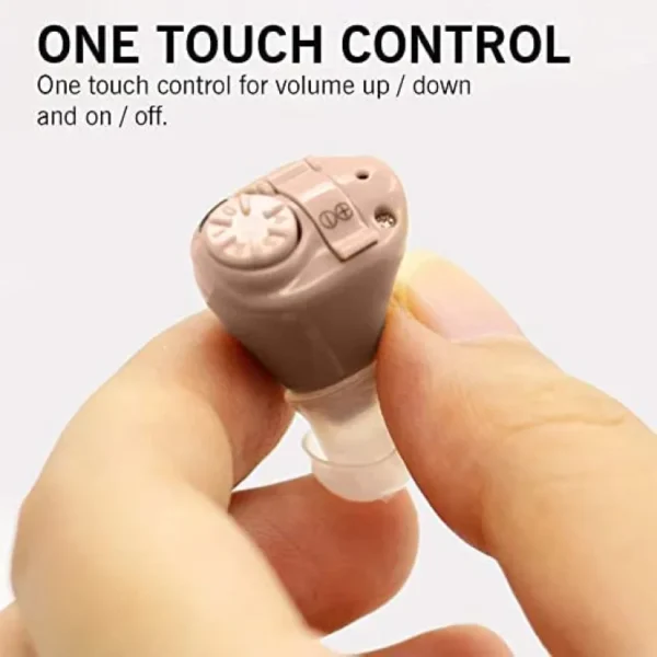 K-82 Mini In-Ear Hearing Aid with Clear Sound, 2 Batteries, Bluetooth, Invisible Design. - Image 7