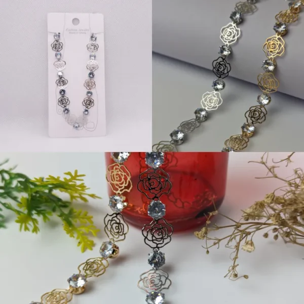 Antique Silver Flower Anklet Bracelet - Elegant Foot Jewelry for Women - Tassel Chain Design - Perfect Beach Accessory for Barefoot Sandal Look
