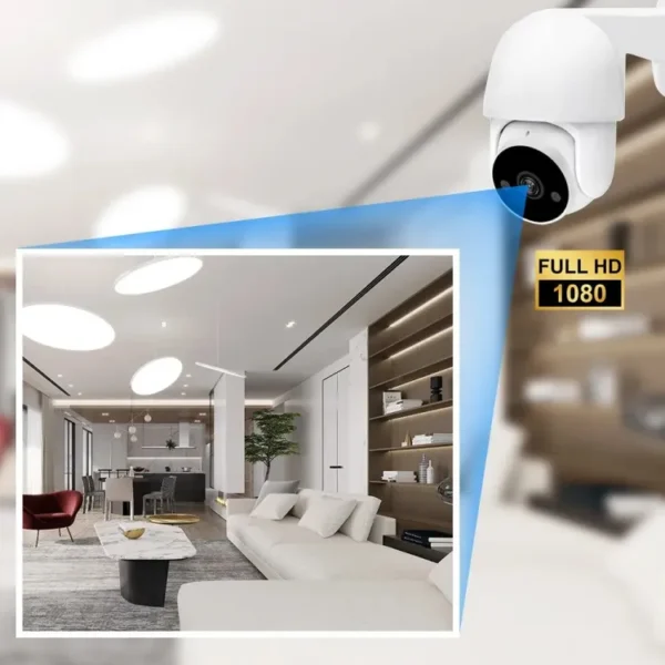 IP66 waterproof PTZ AHD camera for indoor/outdoor surveillance. Features infrared night vision, analog signal, and suitable for home security - Image 5