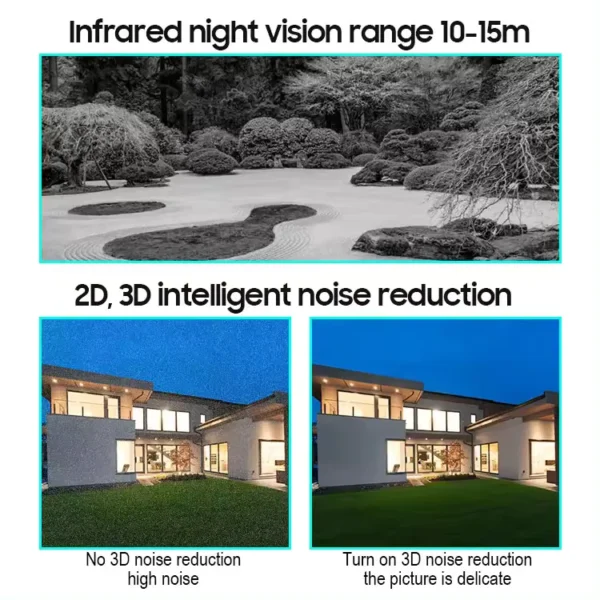 Wireless outdoor security camera with 4G SIM, infrared, PIR motion detection, HD night vision, 2MP resolution, 10x zoom - Image 4
