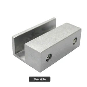 Access Control System Secure Your Frameless Glass Bolt Lock U Bracket Electronic bolt lock U shape Bracket Stainless Steel U Bracket for Electric Bolt Lock U Bracket Aluminum Alloy Mini Bracket for Entry Door Lock