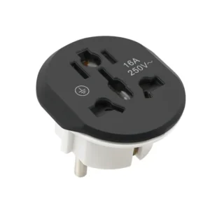 EU Plug Adapter Universal Travel Adapter 16A 250V EU Converter Socket AU US UK CN To EU Wall Socket AC High Quality CE