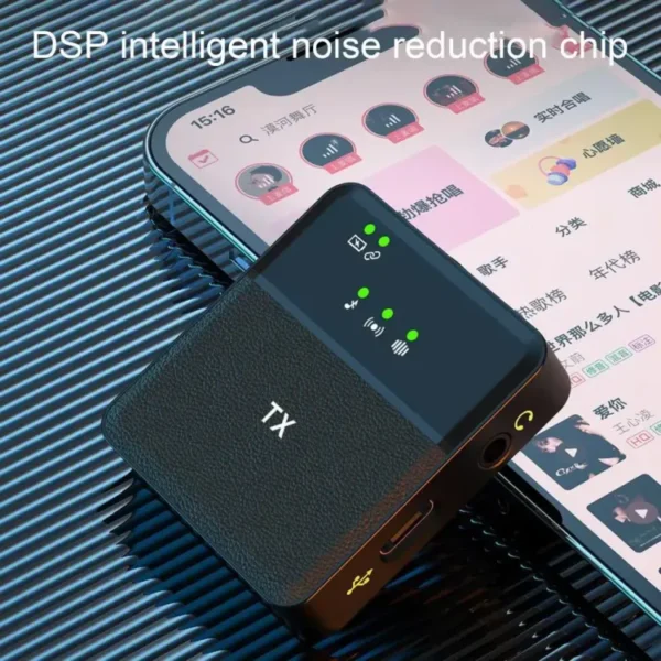Sx8 True Wireless Omnidirectional MIC: Podcasting, Live Streaming, Vlogging, Intelligent Noise Cancellation, Type-C & iPhone Compatible - Image 7