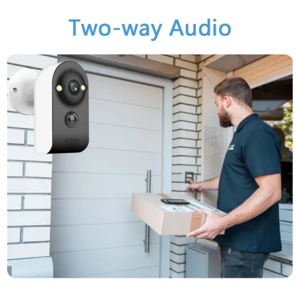 5MP Battery WIFI Camera 120° Wide Angle 5000mAh Battery PIR Motion Detection Security IP Camera V380 Pro / CCTV CCTV Camera Wifi Camera Wifi Smart Camera CCTV Camera Wifi Home Security Camera Smart Camera Wifi CCTV Wifi Outdoor Security Camera - Image 7