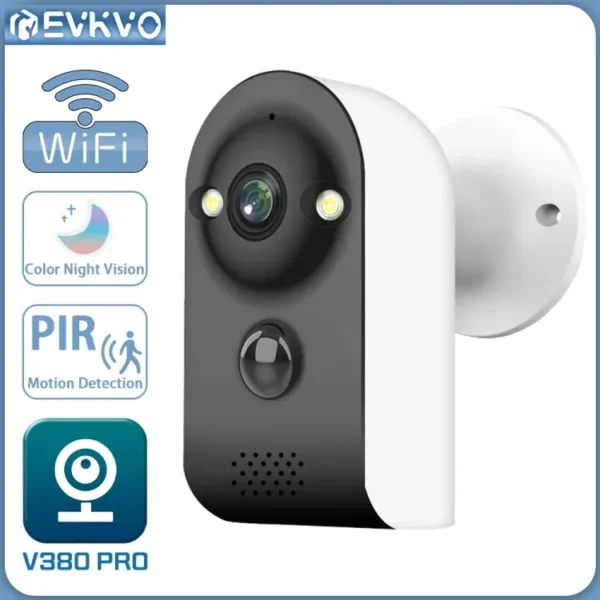 5MP Battery WIFI Camera 120° Wide Angle 5000mAh Battery PIR Motion Detection Security IP Camera V380 Pro / CCTV CCTV Camera Wifi Camera Wifi Smart Camera CCTV Camera Wifi Home Security Camera Smart Camera Wifi CCTV Wifi Outdoor Security Camera - Image 5