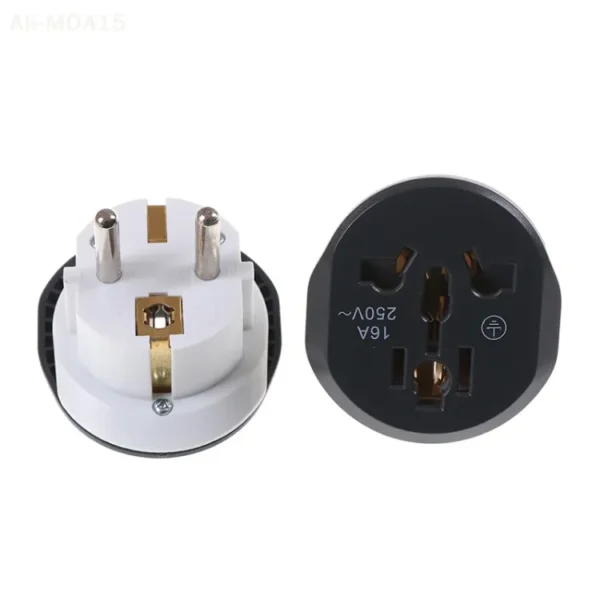 EU Plug Adapter Universal Travel Adapter 16A 250V EU Converter Socket AU US UK CN To EU Wall Socket AC High Quality CE - Image 3