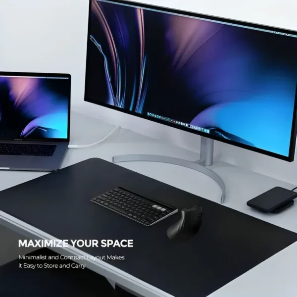 Latest Victsing USB Wireless Rechargeable Keyboard, Dual Mode Bluetooth Keyboard with Integrated Holder for iOS, Mac, Windows and Android - Image 7