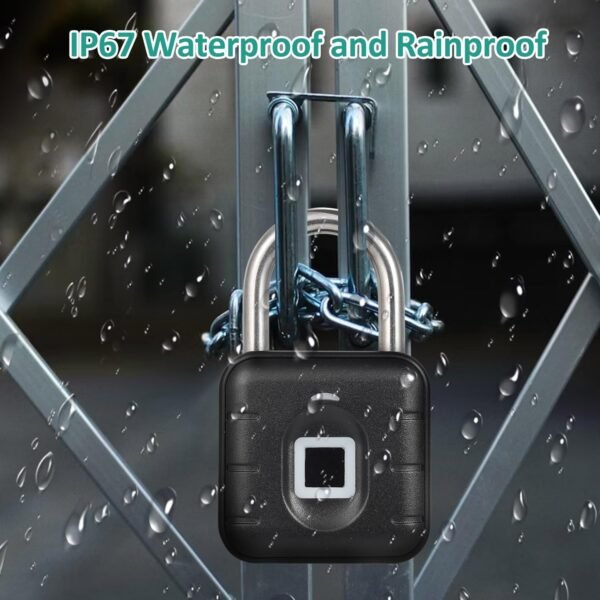 Fingerprint Smart door Padlock with Tuya App Control Keyless, Durable, and Secure, Doorlock... - Image 5