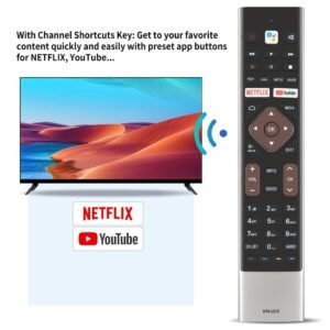 Haier Smart TV Remote Control for LED, LCD, – Universal Replacement for Home Entertainment Systems