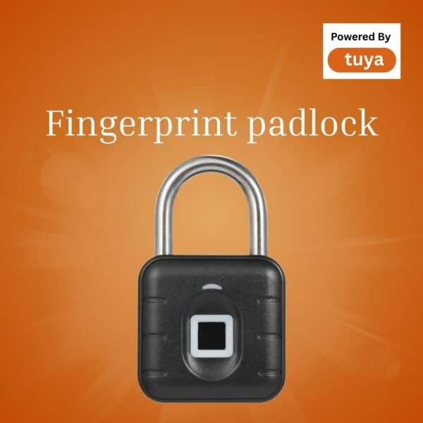 Fingerprint Smart door Padlock with Tuya App Control Keyless, Durable, and Secure, Doorlock...