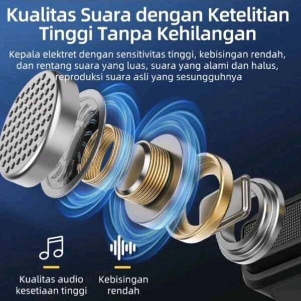 R8 Lavalier Wireless Microphone, For Audio, Video, Recording, iPhone, Android, Laptop, Live Gaming, and for live streaming. - Image 6