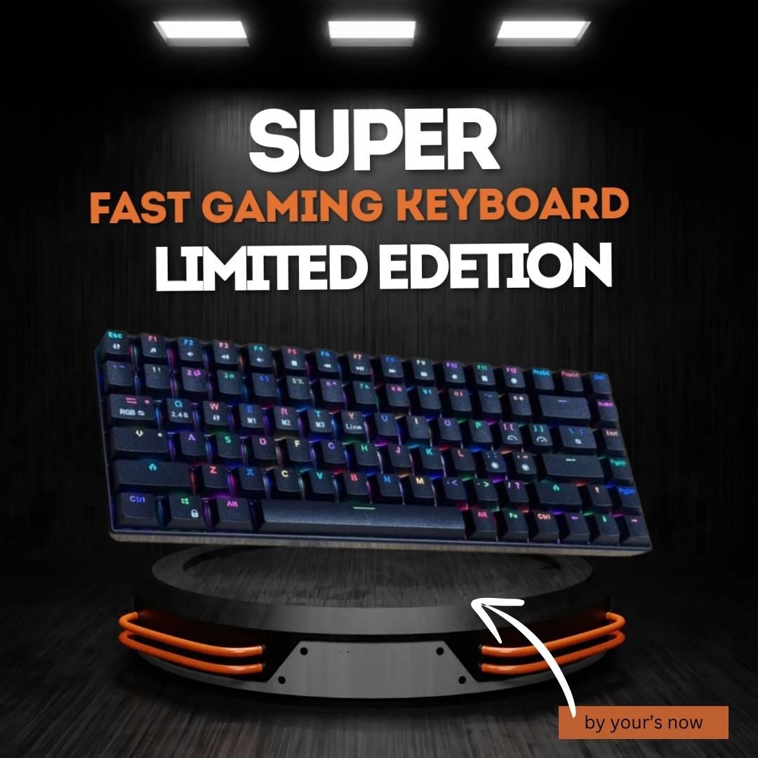 Wireless Gaming RGB Keyboard Combo with mouse pad