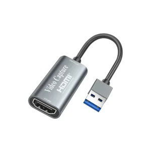 USB to HDMI Video Capture Card - 1080P Streaming, Recording, and Gaming Adapter for DSLR, PC, and Consoles.