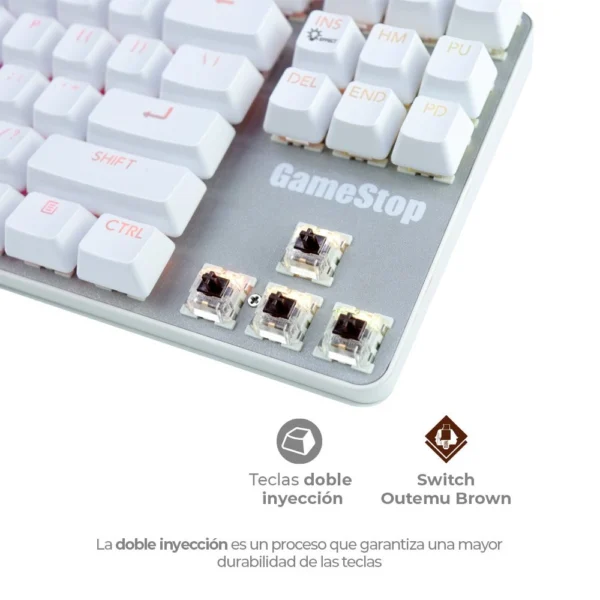 RGB Gaming Mechanical Keyboard with brown Mechanical Keys and Customizable Backlighting - Image 6