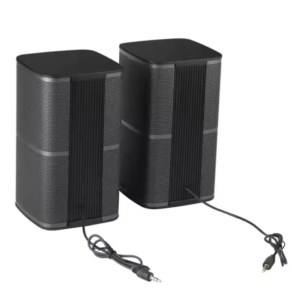 Kisonli High-Quality Desktop Bluetooth AUX-USB Speakers for Desktop PC with Modern Design, Dual Speakers, and Clear Stereo Sound - Image 3