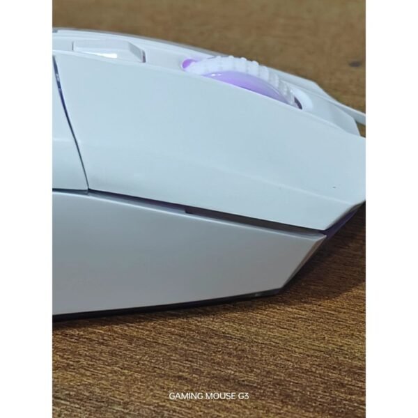 Gaming mouse with RGB Light and 6 mechanical buttons with transparent back-wired PC gamer mouse. - Image 8