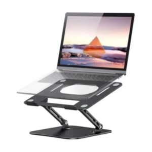 Portable Laptop Stand with metal build Efficient Heat Dissipation Free Lifting - Adjustable, Ergonomic for Home, Office, and Travel