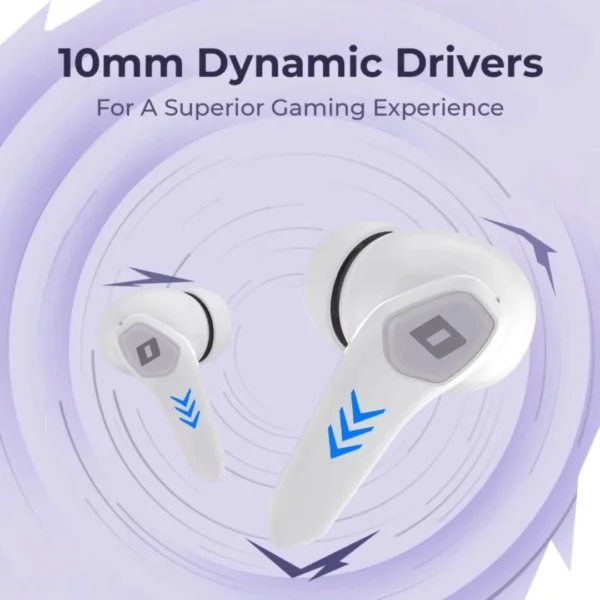 Defy gravity turbo wireless type-c rechargeable gaming (low latency) bluetooth5.3 touch control & noise cancelling ear buds - Image 6