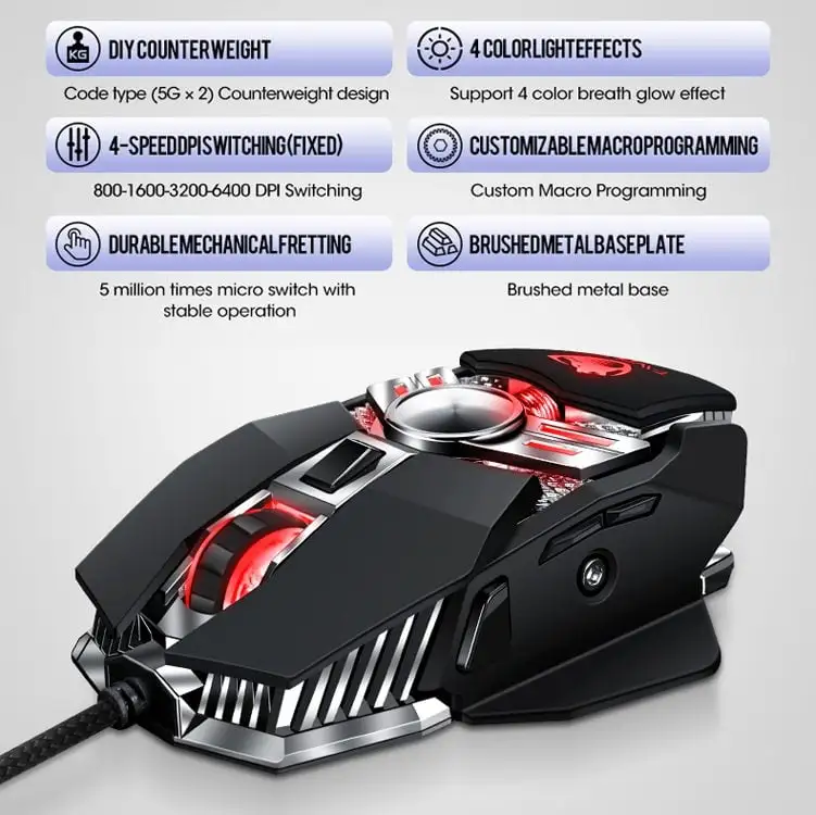 T-WOLF Gaming Mouse