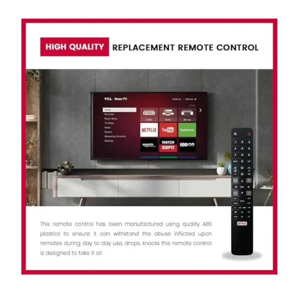 TCL Tv Remote Control | Universal Replacement for TCL TVs & Devices – High Compatibility & Easy Setup - Image 7