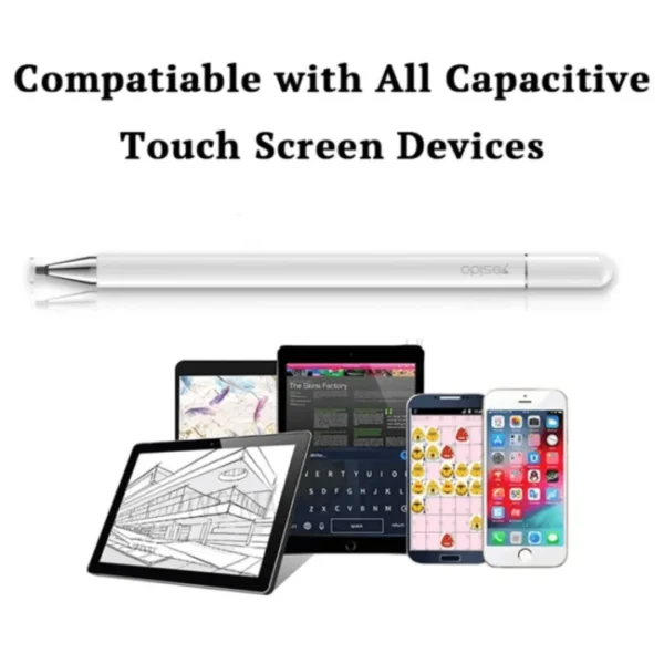Yesido - ST04 2-in-1 Stylus Pen – Active Capacitive Tablet Phone Pencil with Ballpoint Pen - Image 3
