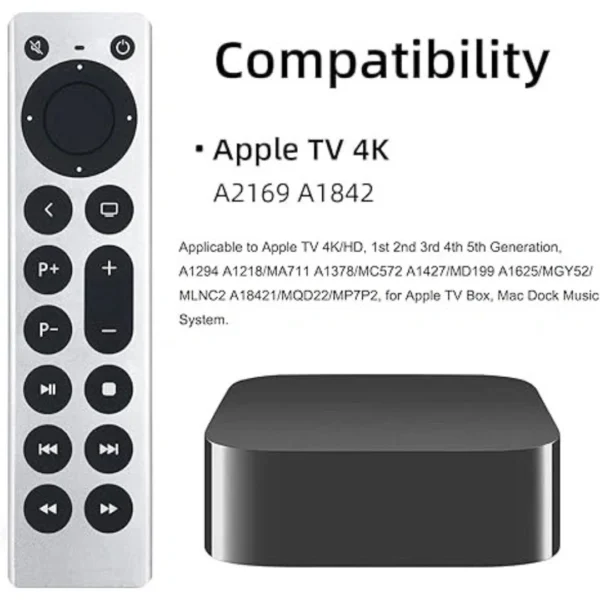 Universal 4-in-1 Remote Control for Apple TV, Smart TVs, Streaming Devices & Home Theater All-in-One Convenience - Image 8
