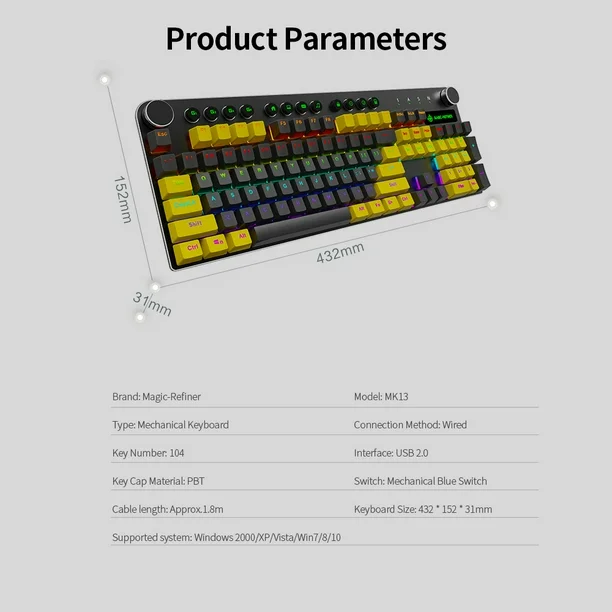 gaming rgb mechanical keyboard