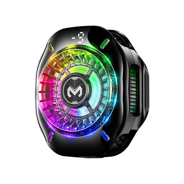 Memo CX10 RGB Pro Cooling Fan, Magnetic Clip RGB Lights Fast Cooling Radiator for PUBG Mobile gaming  (iPhone/Android) - Image 4