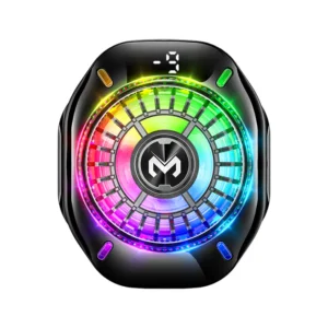 Memo CX10 RGB Pro Cooling Fan, Magnetic Clip RGB Lights Fast Cooling Radiator for PUBG Mobile gaming  (iPhone/Android)