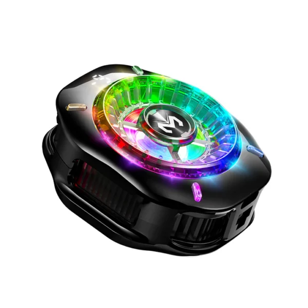 Memo CX10 RGB Pro Cooling Fan, Magnetic Clip RGB Lights Fast Cooling Radiator for PUBG Mobile gaming  (iPhone/Android) - Image 2