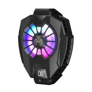 MEMO DL05 RGB Mobile Phone Cooler Fan with LED Temperature Display – High-Speed Cooling Radiator for Gaming