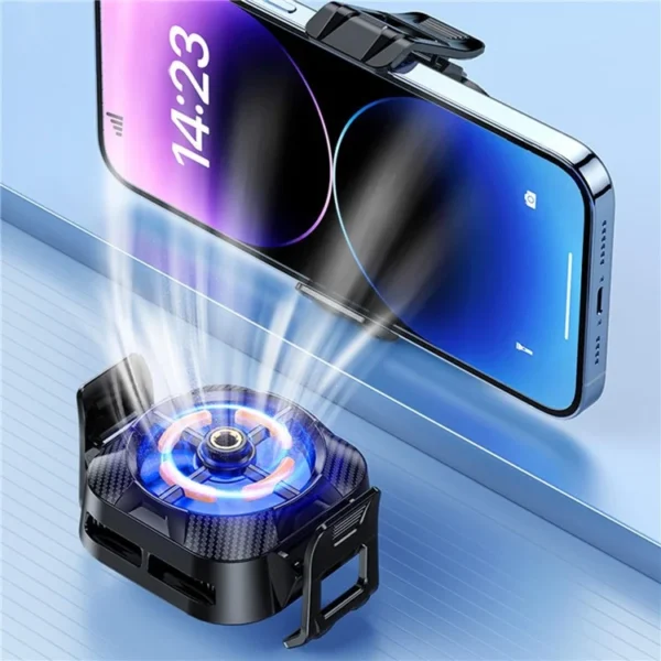 X94 RGB Magnetic Phone Cooler – Lightweight Semiconductor Cooling Fan for Android & iPhone, Ideal for Gaming & Streaming - Image 5