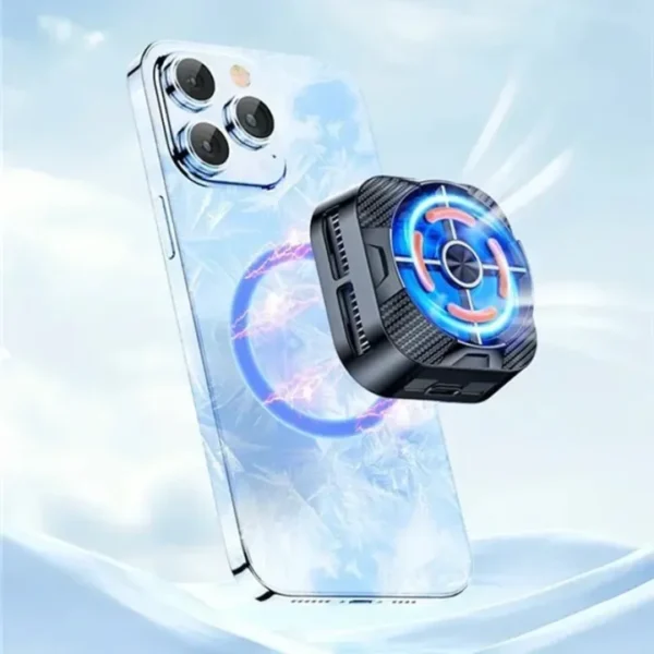 X94 RGB Magnetic Phone Cooler – Lightweight Semiconductor Cooling Fan for Android & iPhone, Ideal for Gaming & Streaming - Image 4
