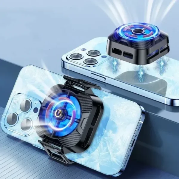 X94 RGB Magnetic Phone Cooler – Lightweight Semiconductor Cooling Fan for Android & iPhone, Ideal for Gaming & Streaming - Image 3
