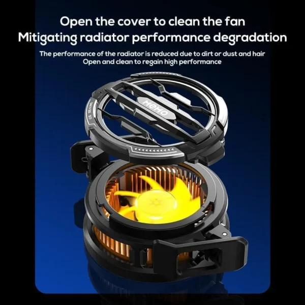 MEMO CX07 Magnetic Phone Cooler – 15W Semiconductor Cooling Fan for Instant Heat Dissipation, Compatible with Mobile Phones & Tablets, Ideal for Gaming - Image 5