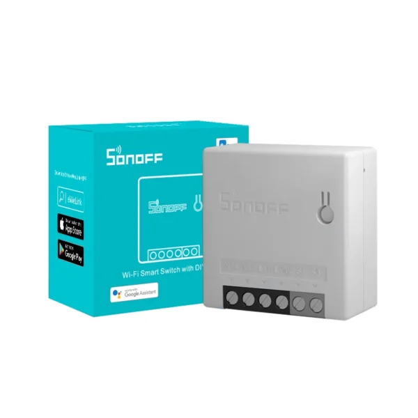 SONOFF MINI R2 Smart WiFi Switch – 2 Way, 10A/2200W, Alexa & Google Home Compatible, Remote, DIY Mode