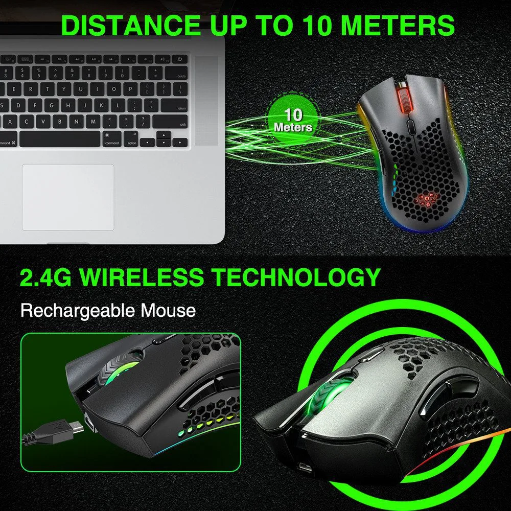 bengoo km-1 wireless gaming mouse