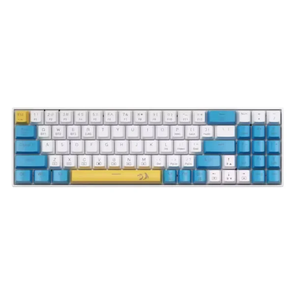 Redragon K688 Pro Wireless Mechanical Gaming Keyboard – 78 Keys Compact RGB Backlit Keyboard with Yellow Switches, Tri-Mode (Bluetooth, 2.4G, USB Wired) for PC & Laptop - Image 2